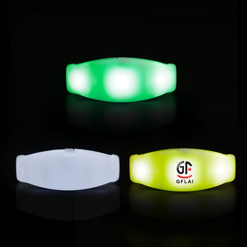 Party Supplies Decorations Wedding Sound Activated LED Wristband for Party(50 Pack)